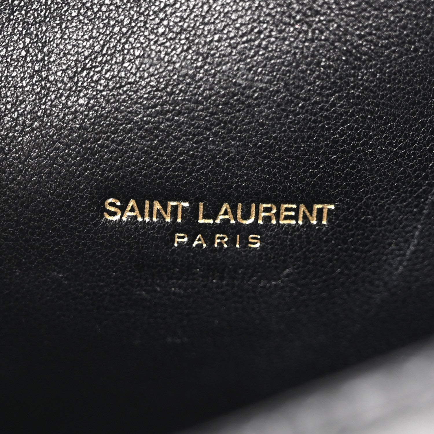 Saint Laurent Lambskin Quilted Icarino Bag Black