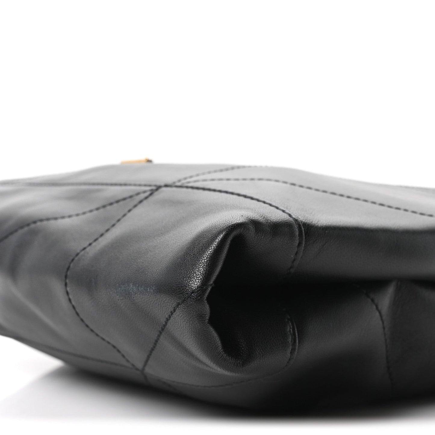 Saint Laurent Lambskin Matelasse Monogram Medium Jamie 4.3 Shoulder Bag Black