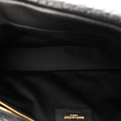 Saint Laurent Grained Lambskin Large Calypso Black