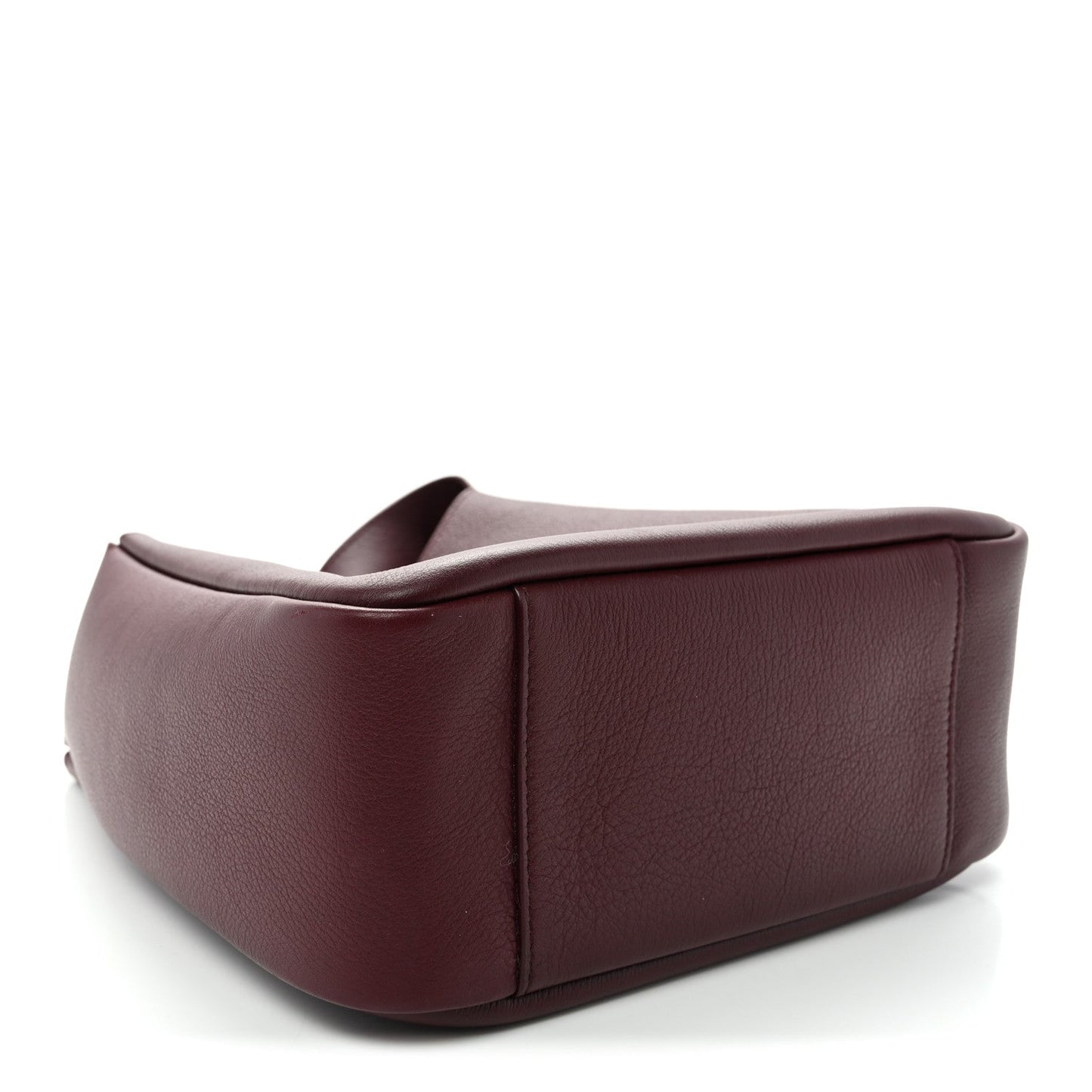Saint Laurent Le 5 A 7 Small Smooth Calfskin Hobo Bag Rouge Legion