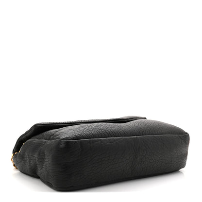 Saint Laurent Grained Lambskin Large Calypso Black