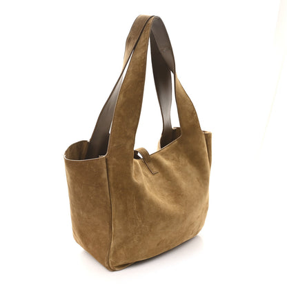 Saint Laurent Bea Suede Tote Golden Leaf