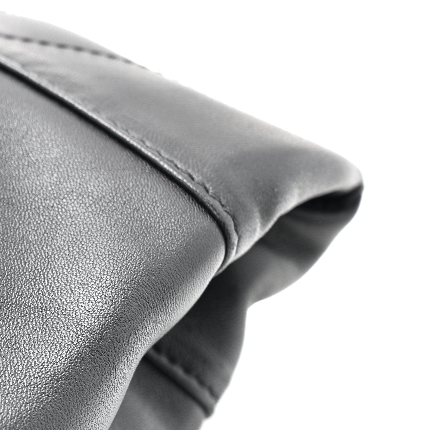 Saint Laurent Lambskin Matelasse Monogram Medium Jamie 4.3 Pochon Black