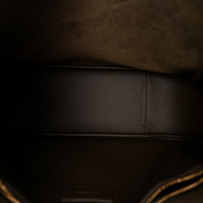 Saint Laurent Smooth Calfskin Large Le 5 A 7 Soft Hobo Light Musk
