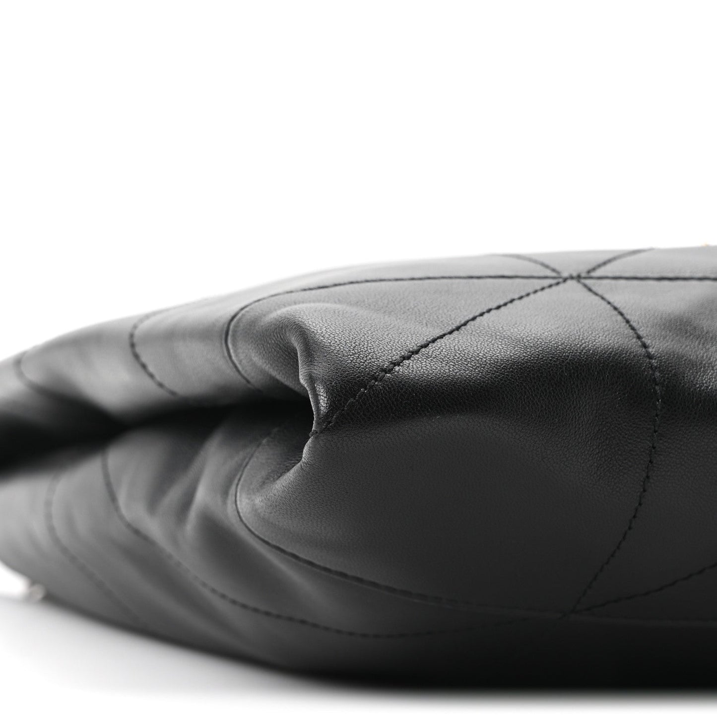 Saint Laurent Lambskin Matelasse Monogram Medium Jamie 4.3 Shoulder Bag Black