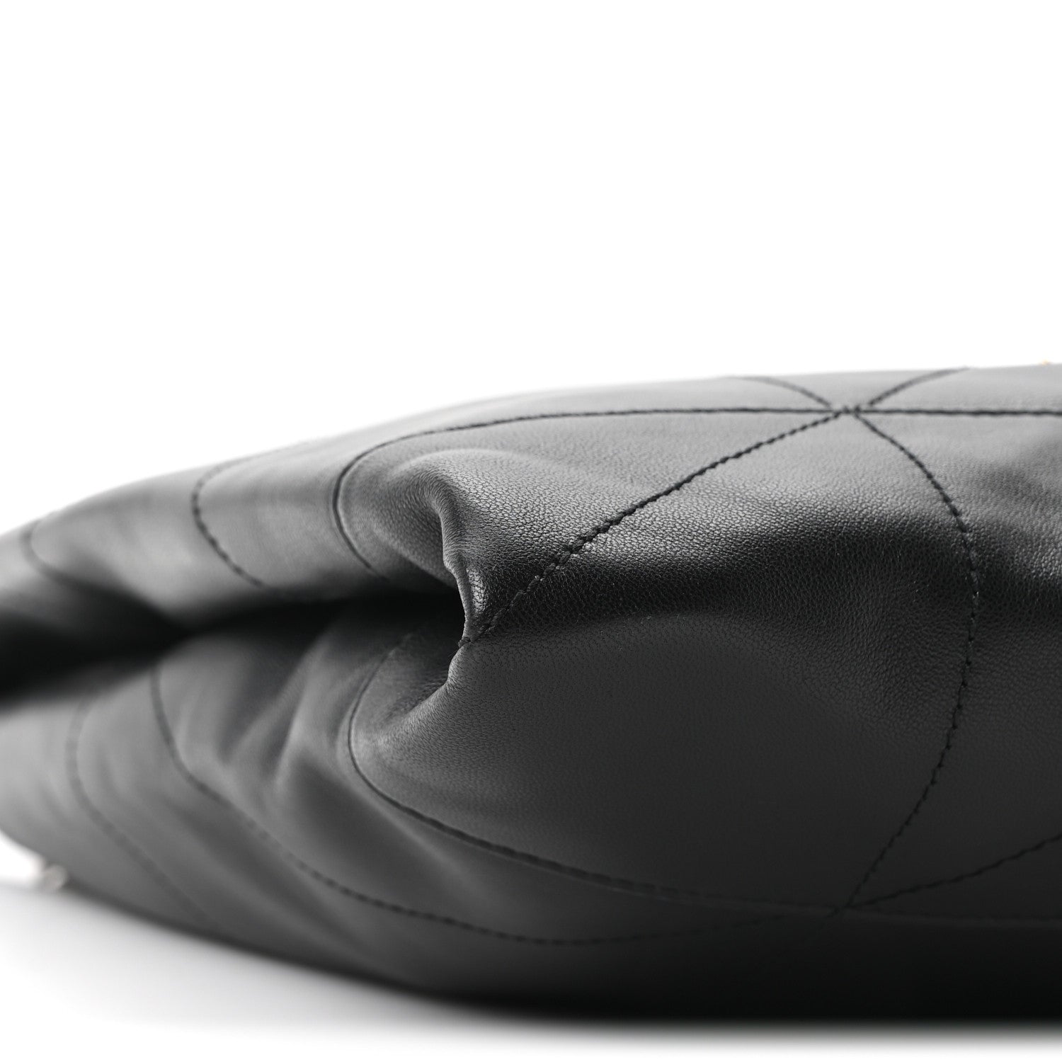Saint Laurent Lambskin Matelasse Monogram Medium Jamie 4.3 Shoulder Bag Black