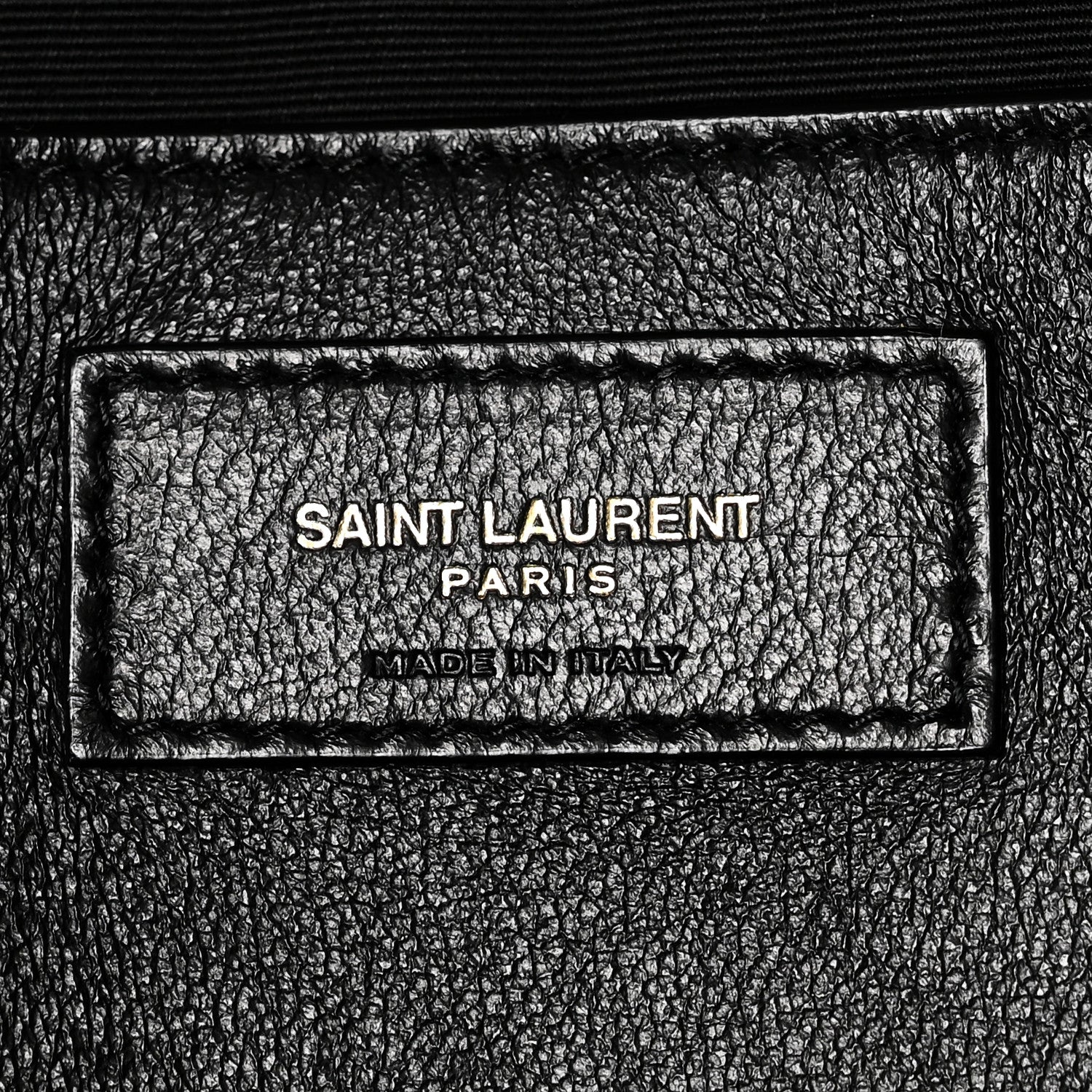 Saint Laurent Lambskin Matelasse Monogram Large Jamie 4.3 Shoulder Bag Black