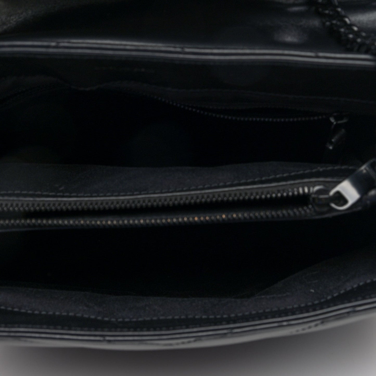 Saint Laurent Loulou Quilted Calfskin Chain Satchel Medium Black