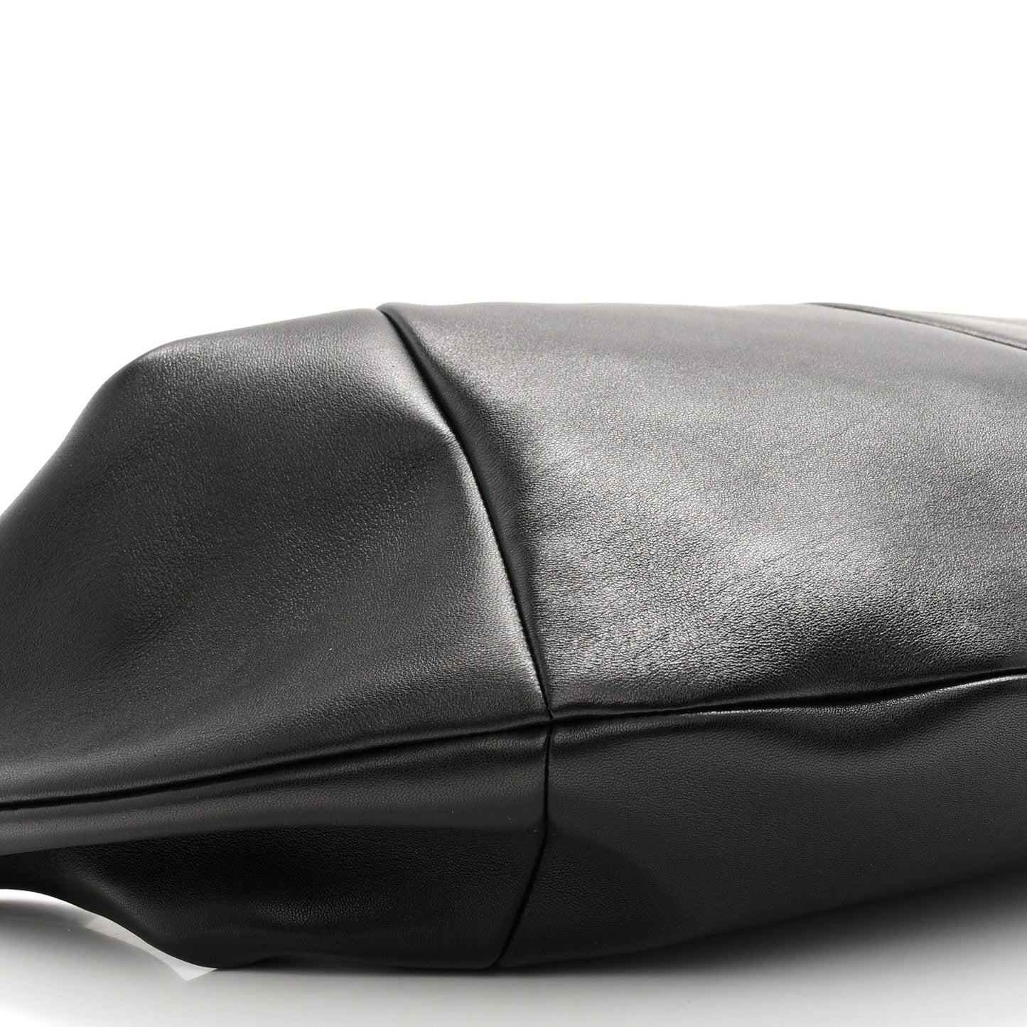 Saint Laurent Lambskin Small Amalia Hobo Black