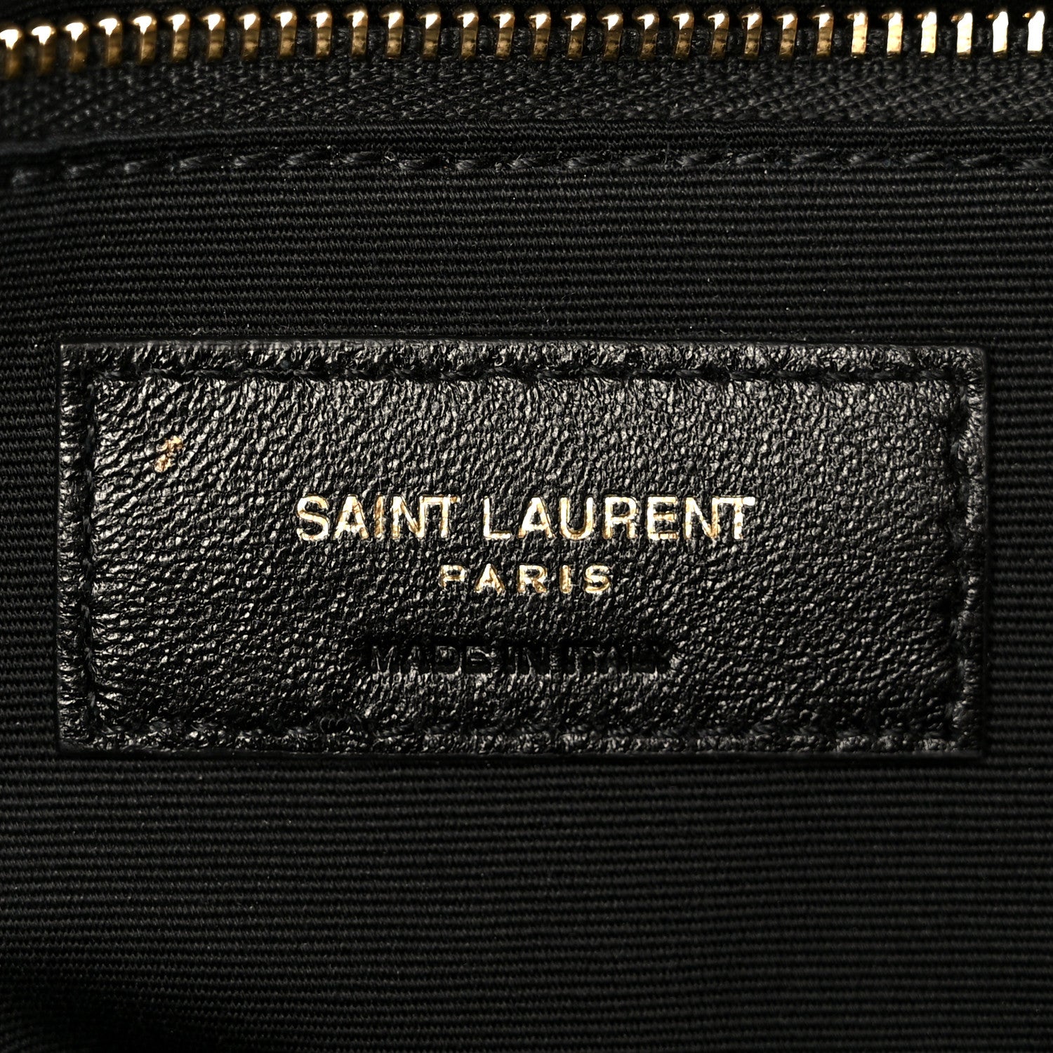 Saint Laurent Grained Lambskin Monogram Large Niki Chain Satchel Dark Cork