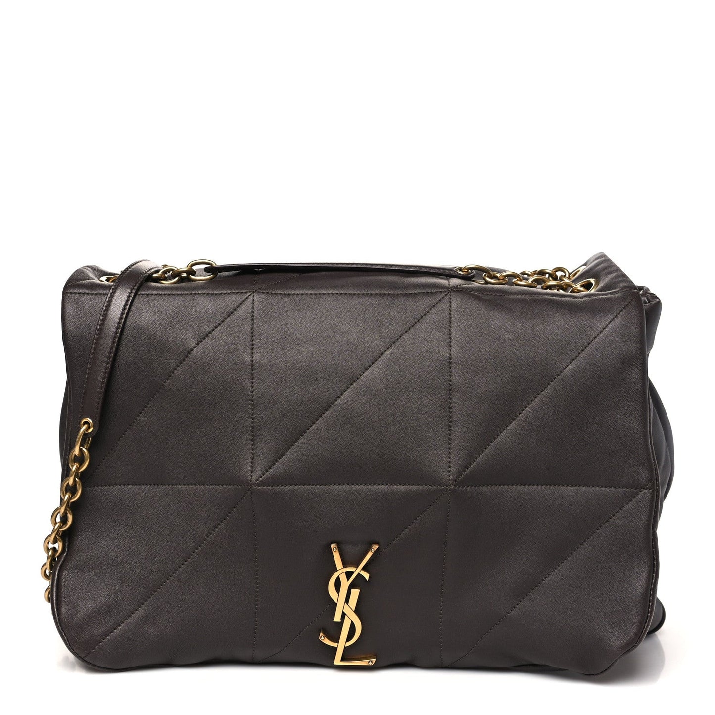 Saint Laurent Large Jamie 4.3 Quilted Shoulder Bag Dark Sweet Chocolate