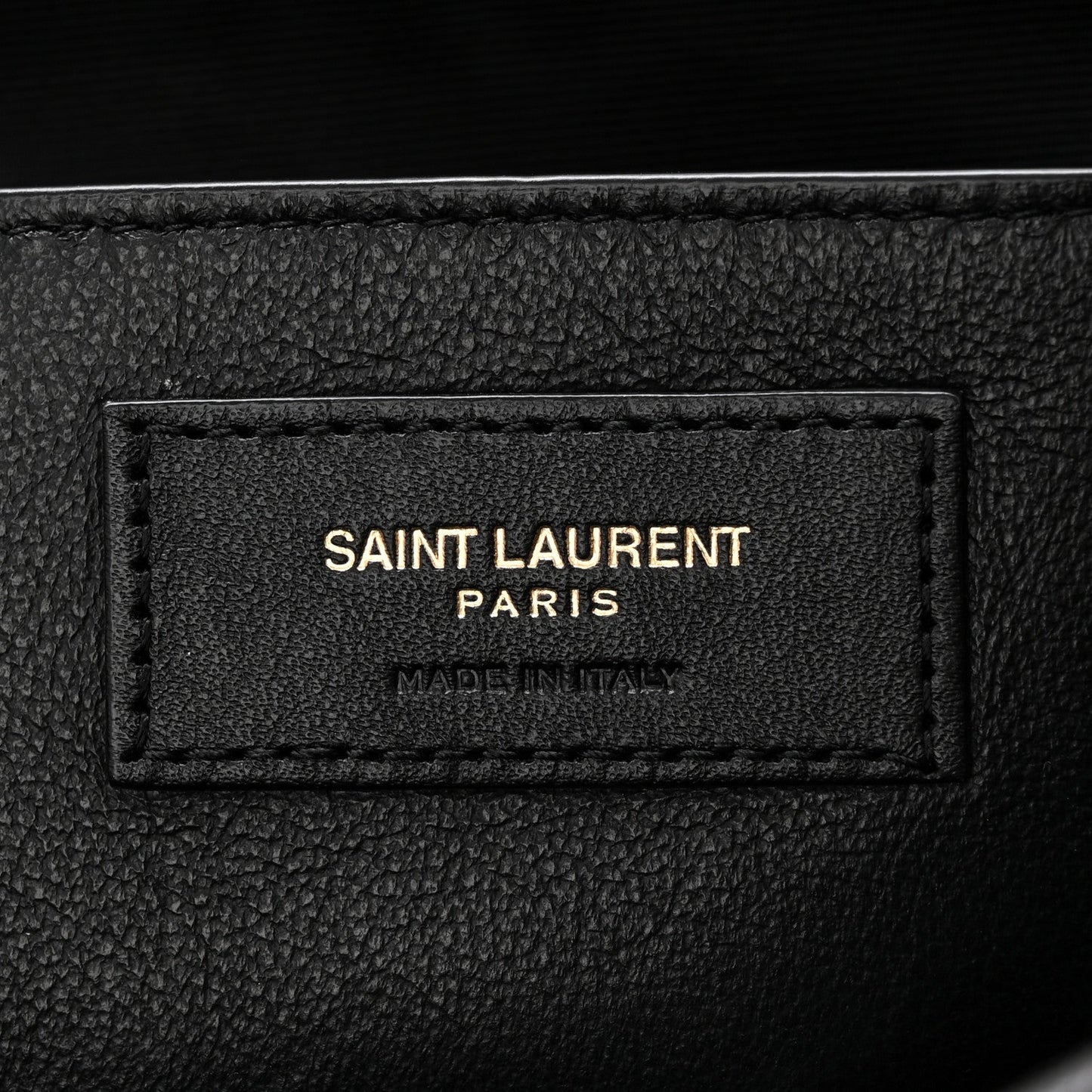 Saint Laurent Lambskin Matelasse Monogram Large Jamie 4.3 Black