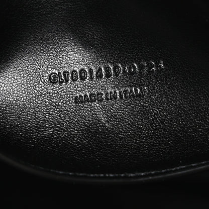 Saint Laurent Loulou Lambskin Chevron Quilted Medium Shoulder Bag Black
