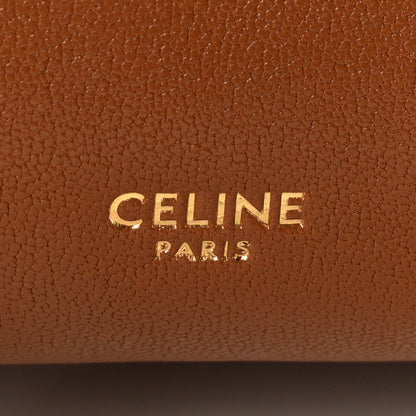 Celine Paris logo on tan leather lining