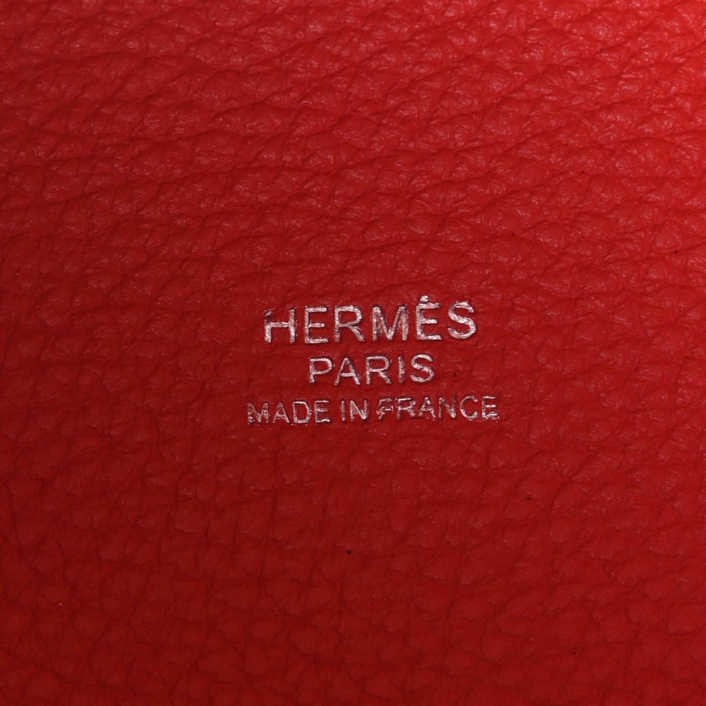 Taurillon Clemence Picotin Lock 18 PM Red Leather Tote