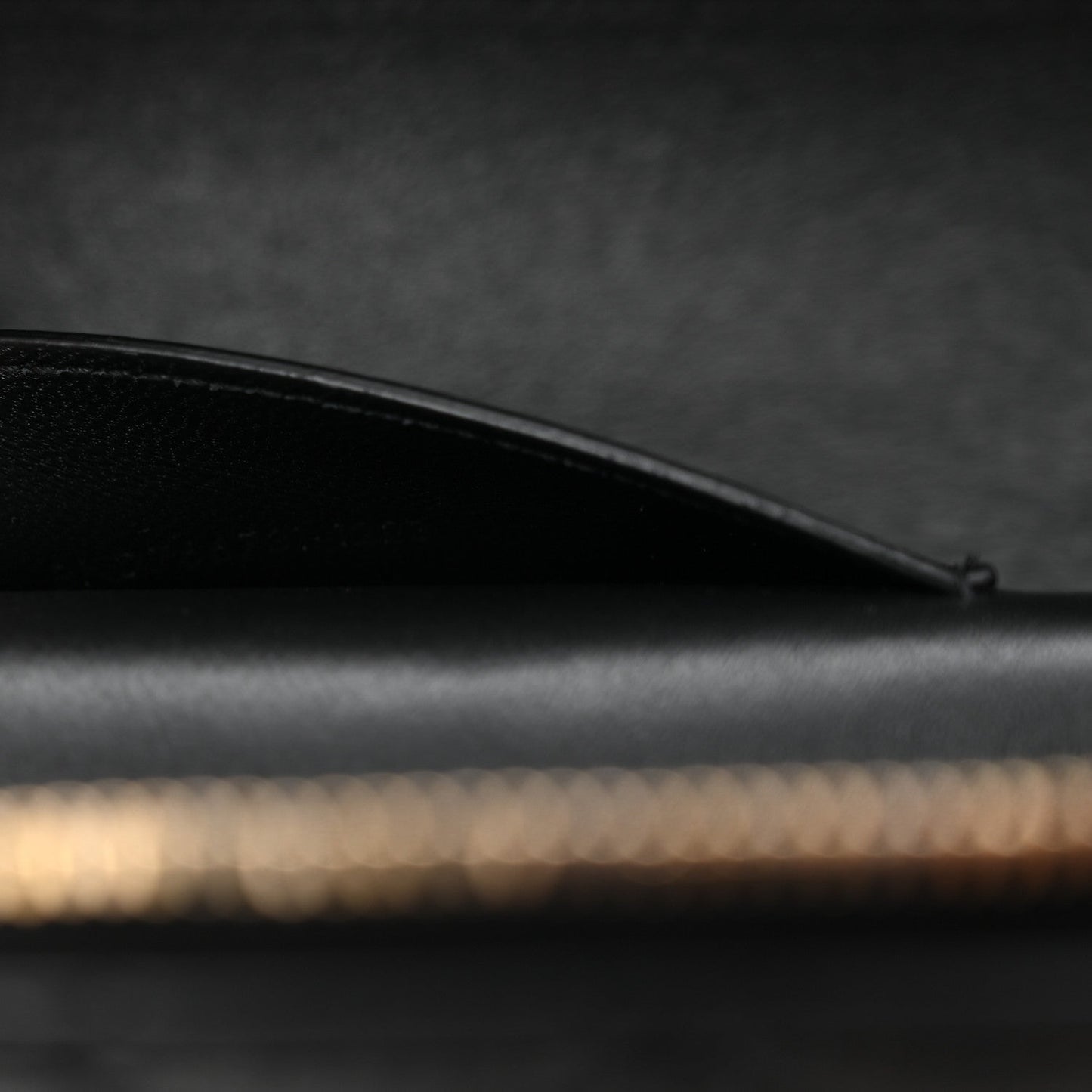 Saint Laurent Lambskin Quilted Mini Gaby Vanity Case Black
