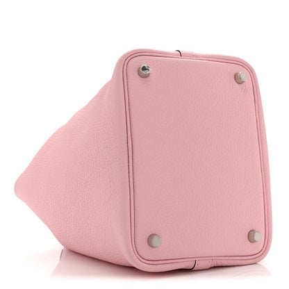Taurillon Clemence Picotin Lock 18 PM Bag Mauve Sylvestre