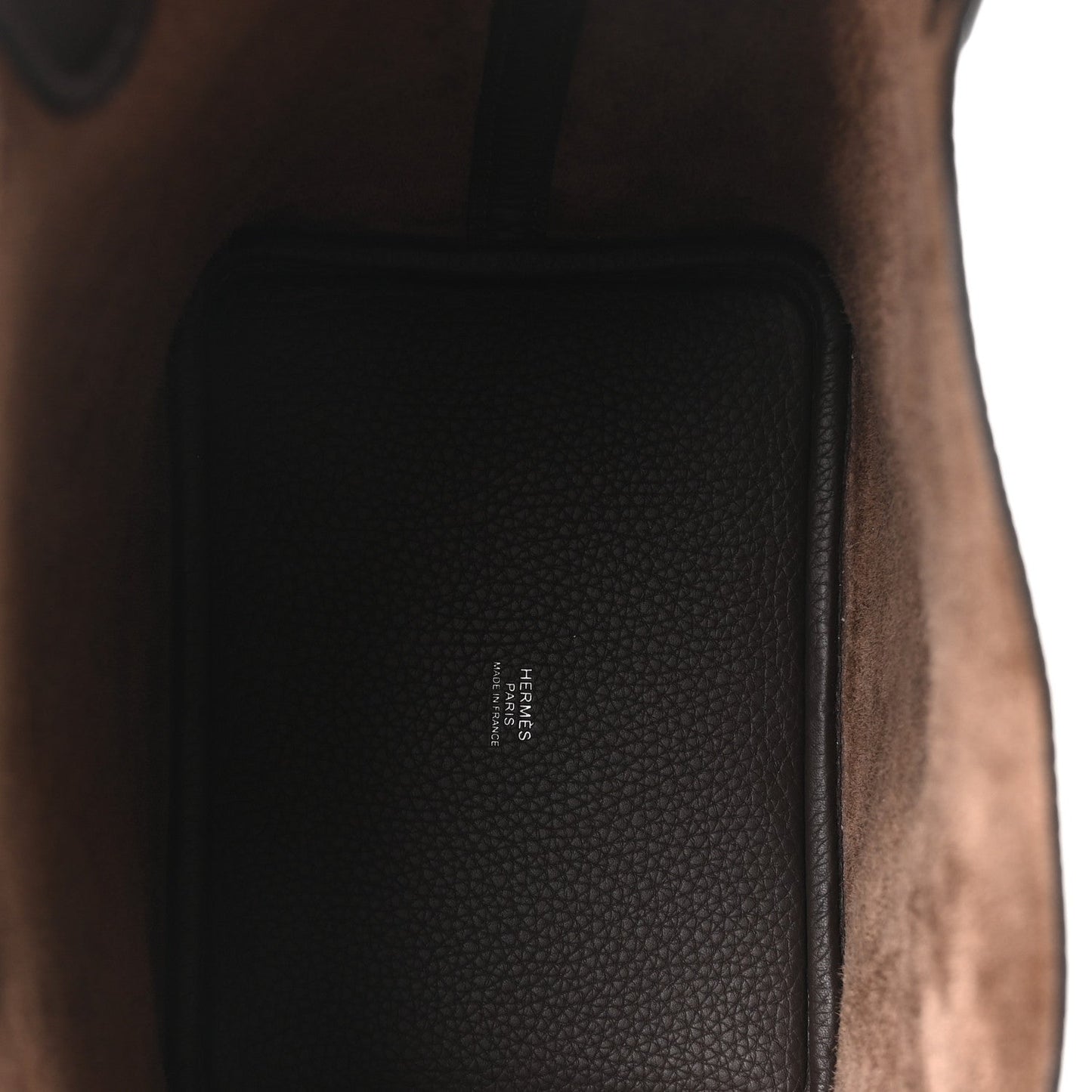 Picotin Lock 18 PM Tote Taurillon Clemence Leather Ebene