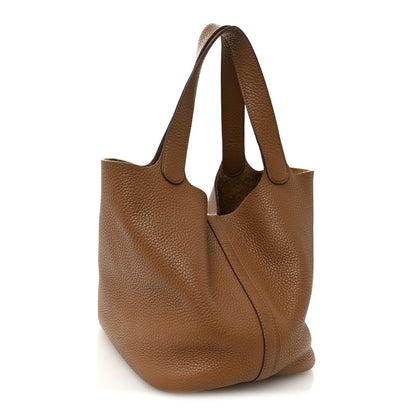 Taurillon Clemence Picotin Lock 22 MM Alezan Tote
