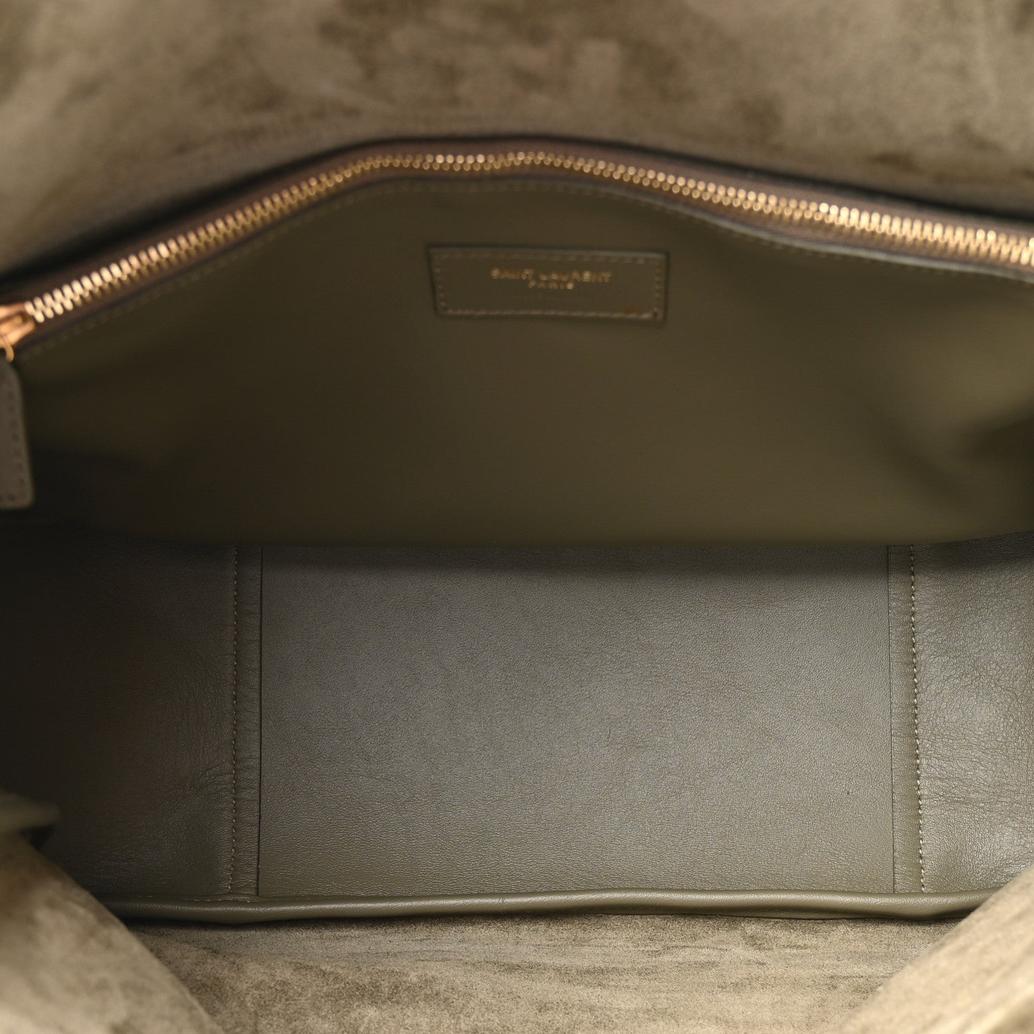 Saint Laurent Supple Calfskin Large Le 5 A 7 Soft Hobo Strong Moss