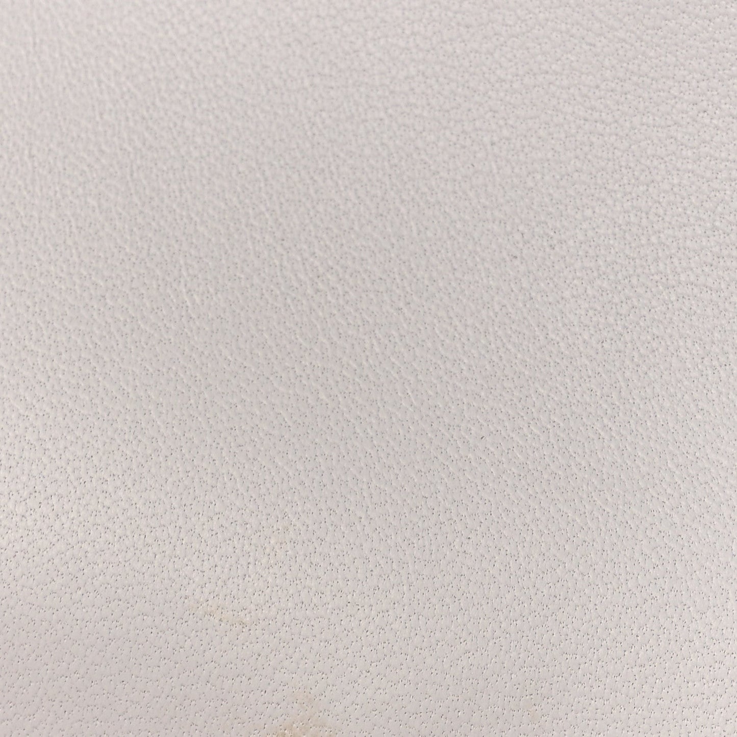 Pale gray textured leather panel with fine grain finish
