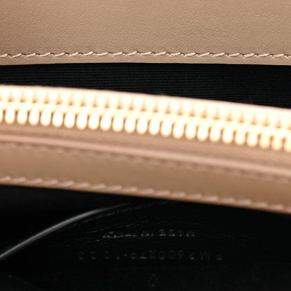 Saint Laurent Suede Matelasse Chevron Monogram Medium College Bag