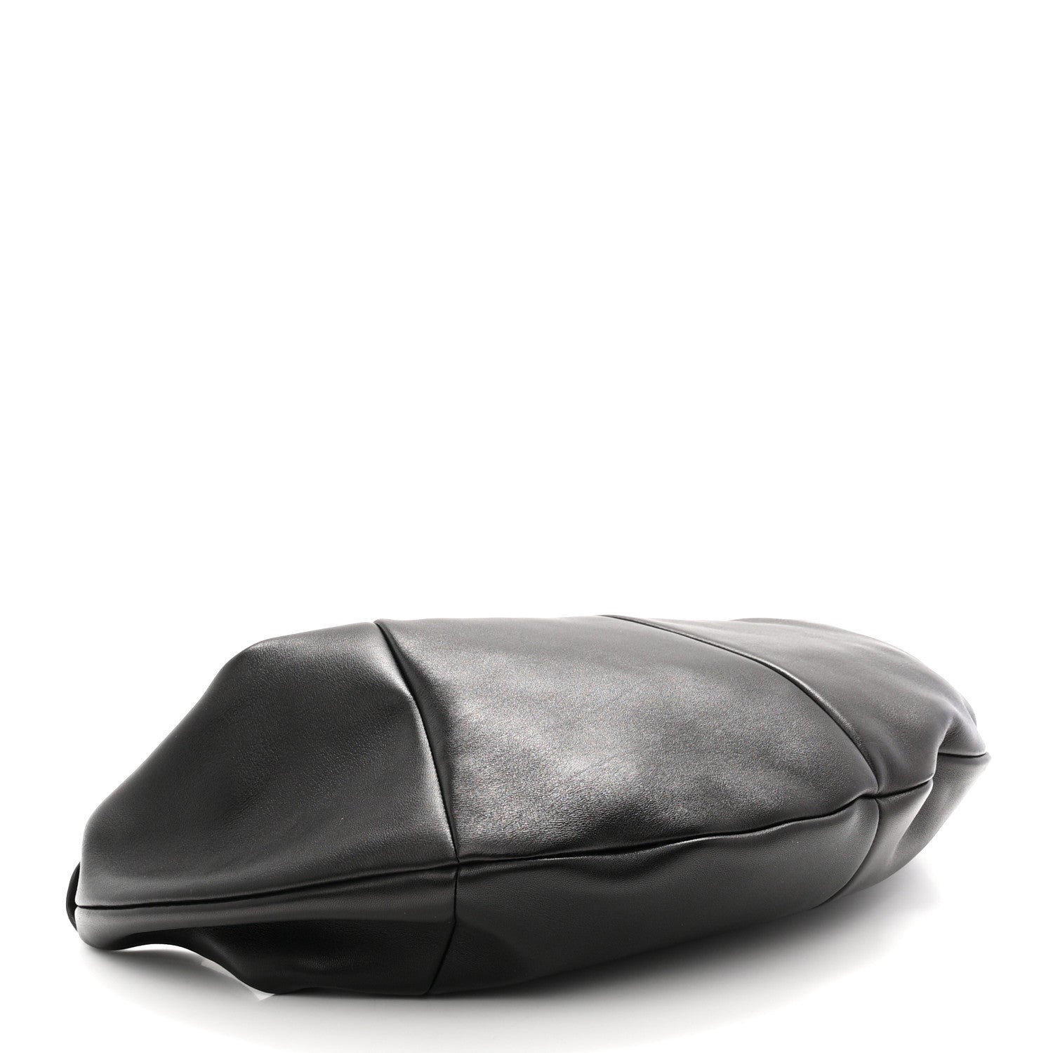Saint Laurent Lambskin Small Amalia Hobo Black