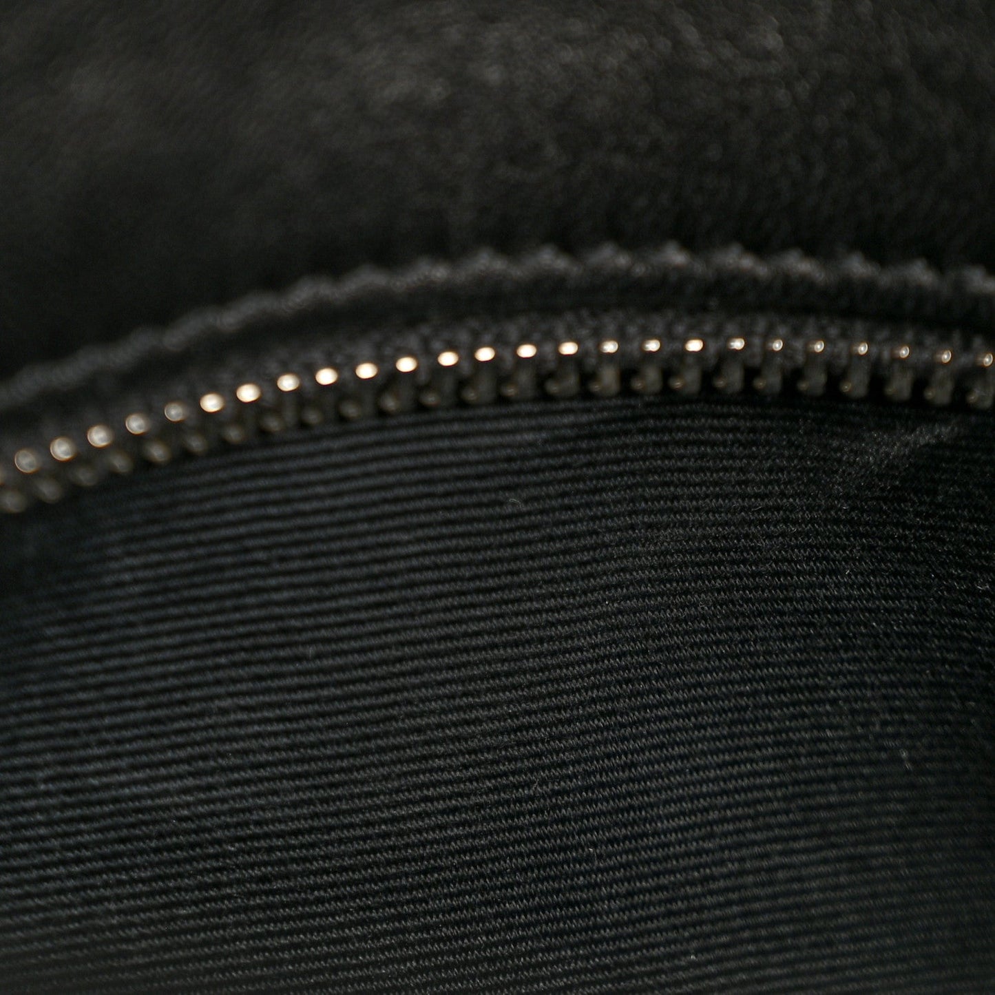 Saint Laurent Lambskin Quilted Medium Loulou Puffer Monogram Chain Satchel Black