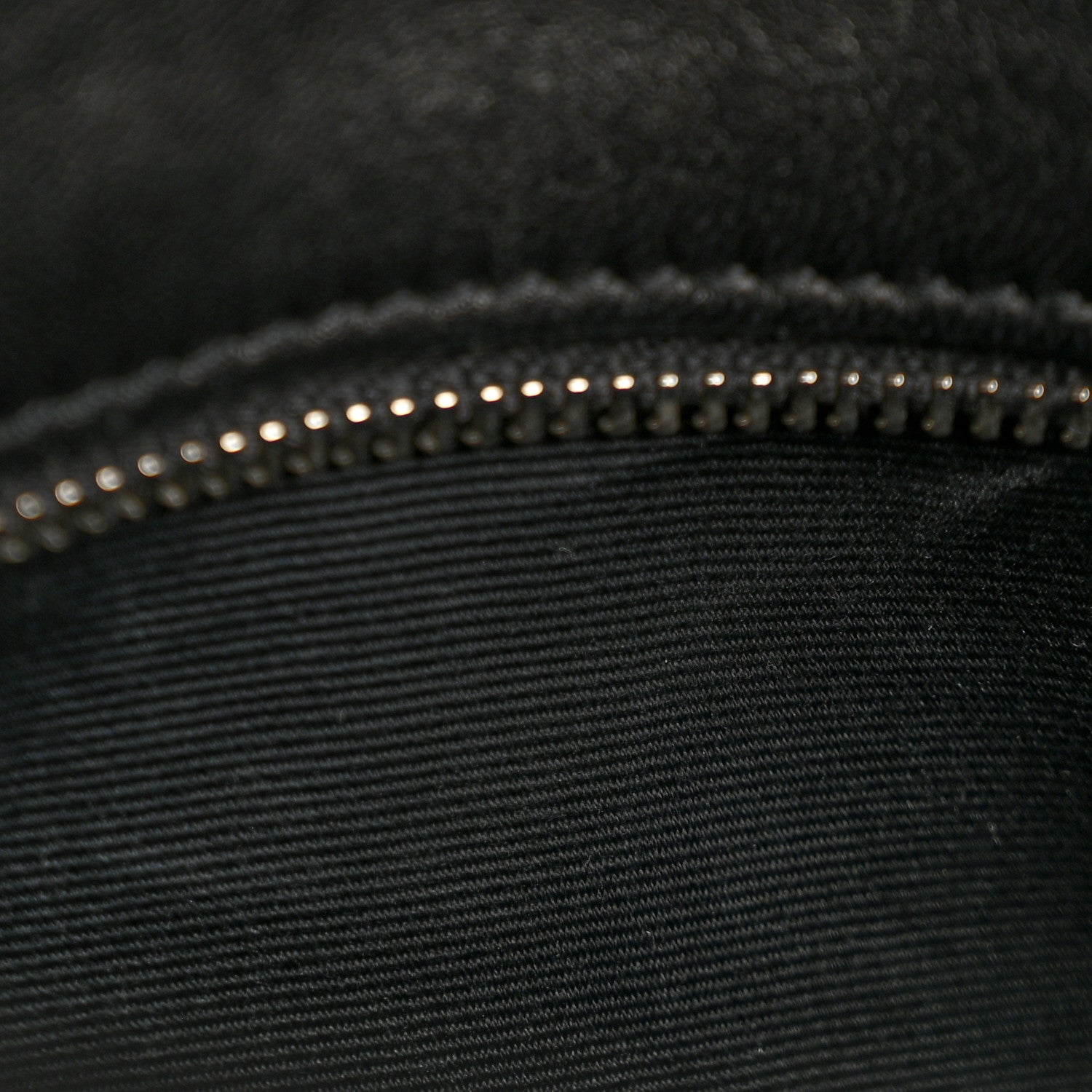 Saint Laurent Lambskin Quilted Medium Loulou Puffer Monogram Chain Satchel Black