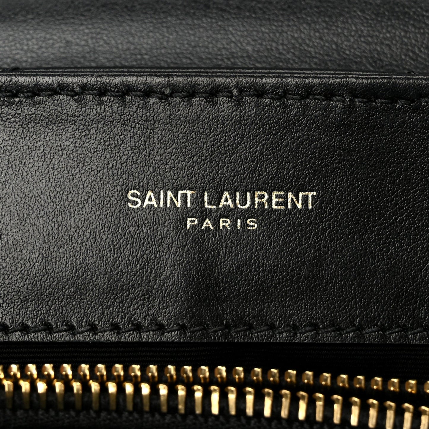 Saint Laurent Small Loulou Chain Satchel Calfskin Y Quilted Monogram Black