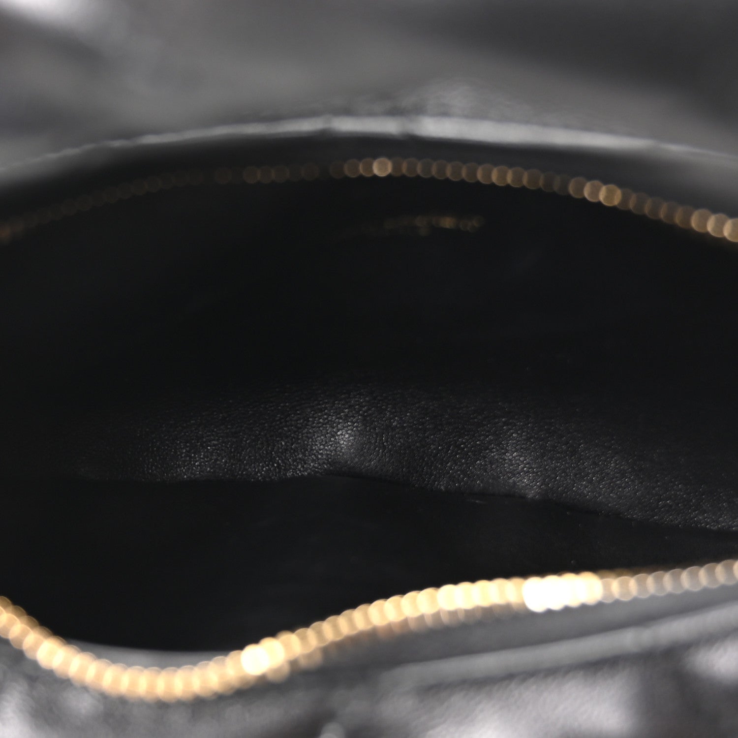 Saint Laurent Lambskin Quilted Icarino Bag Black