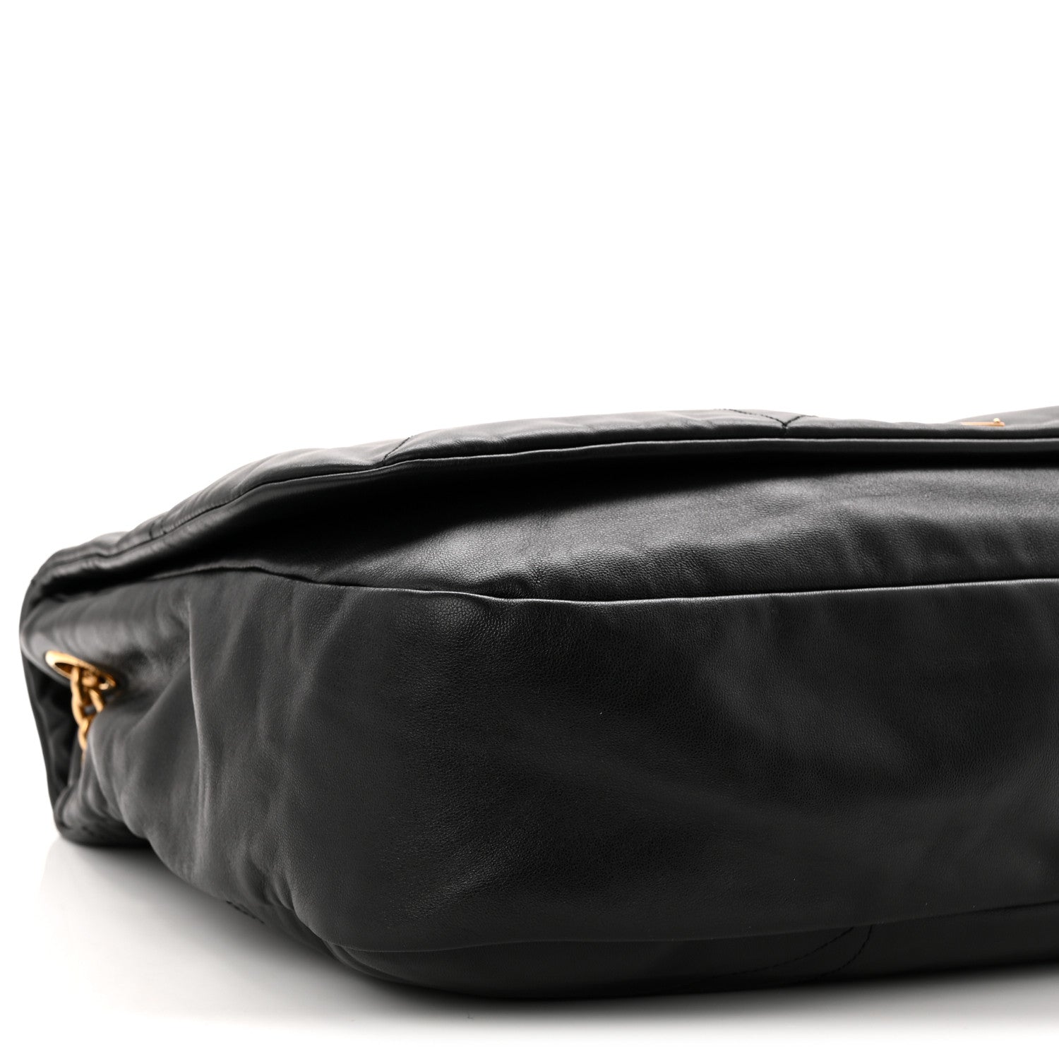 Saint Laurent Lambskin Matelasse Monogram Large Jamie 4.3 Black