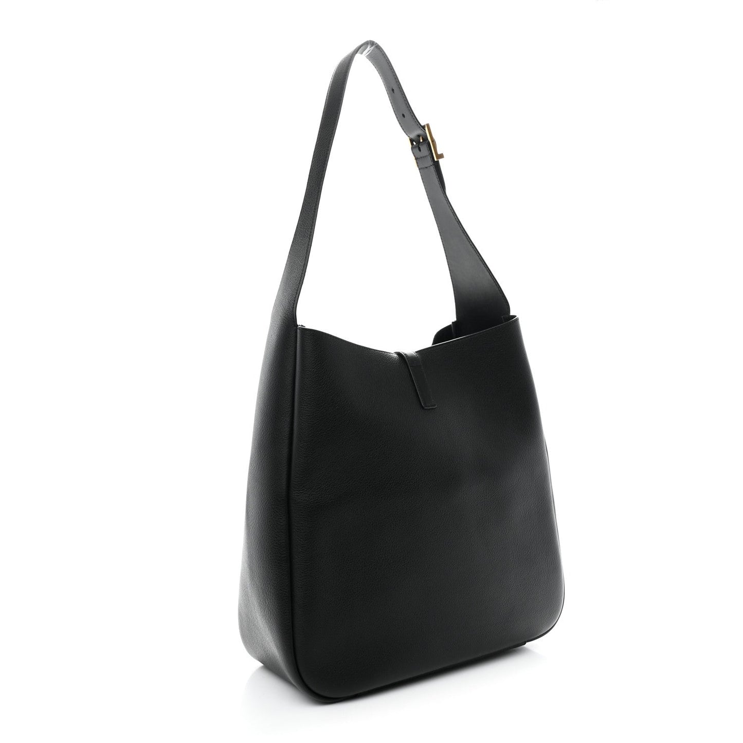 Saint Laurent Supple Calfskin Large Le 5 A 7 Soft Hobo Black
