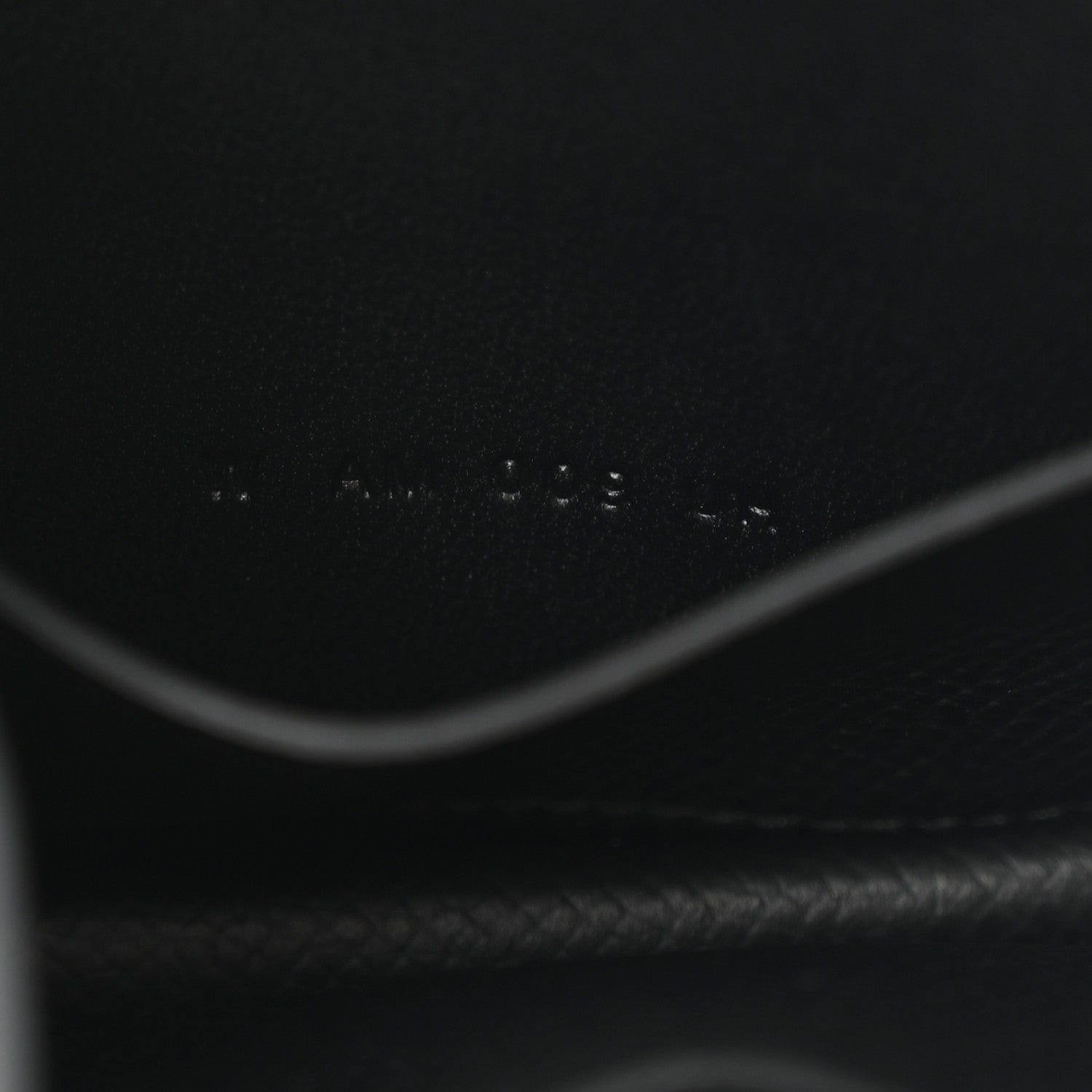 Black leather interior corner and soft edge curve