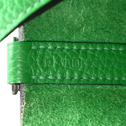 Picotin Lock 18 PM Tote Taurillon Clemence Leather Bambou