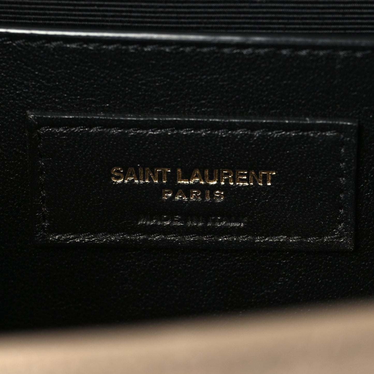 Saint Laurent Grain de Poudre Matelasse Medium Triquilt Satchel Dusty Grey