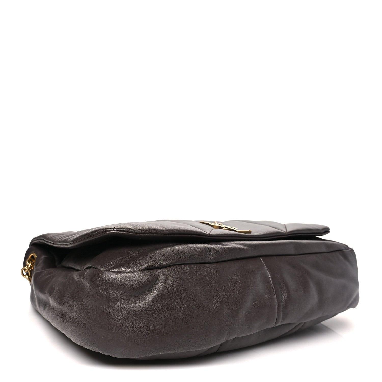 Saint Laurent Lambskin Matelasse Large Jamie 4.3 Shoulder Bag Dark Sweet Chocolate