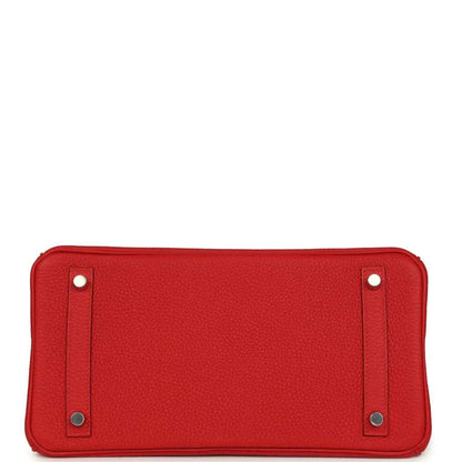 Timeless, elegant red leather handbag base with refined texture and sophisticated finish.