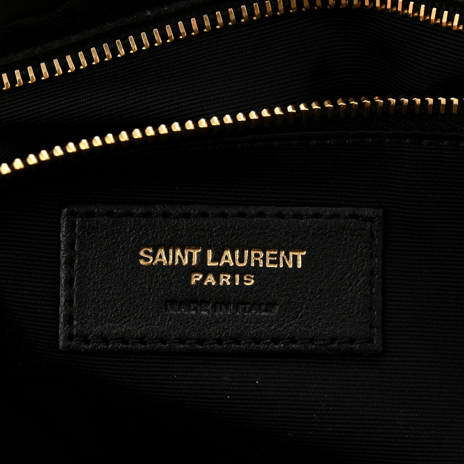 Saint Laurent Grained Lambskin Large Calypso Black