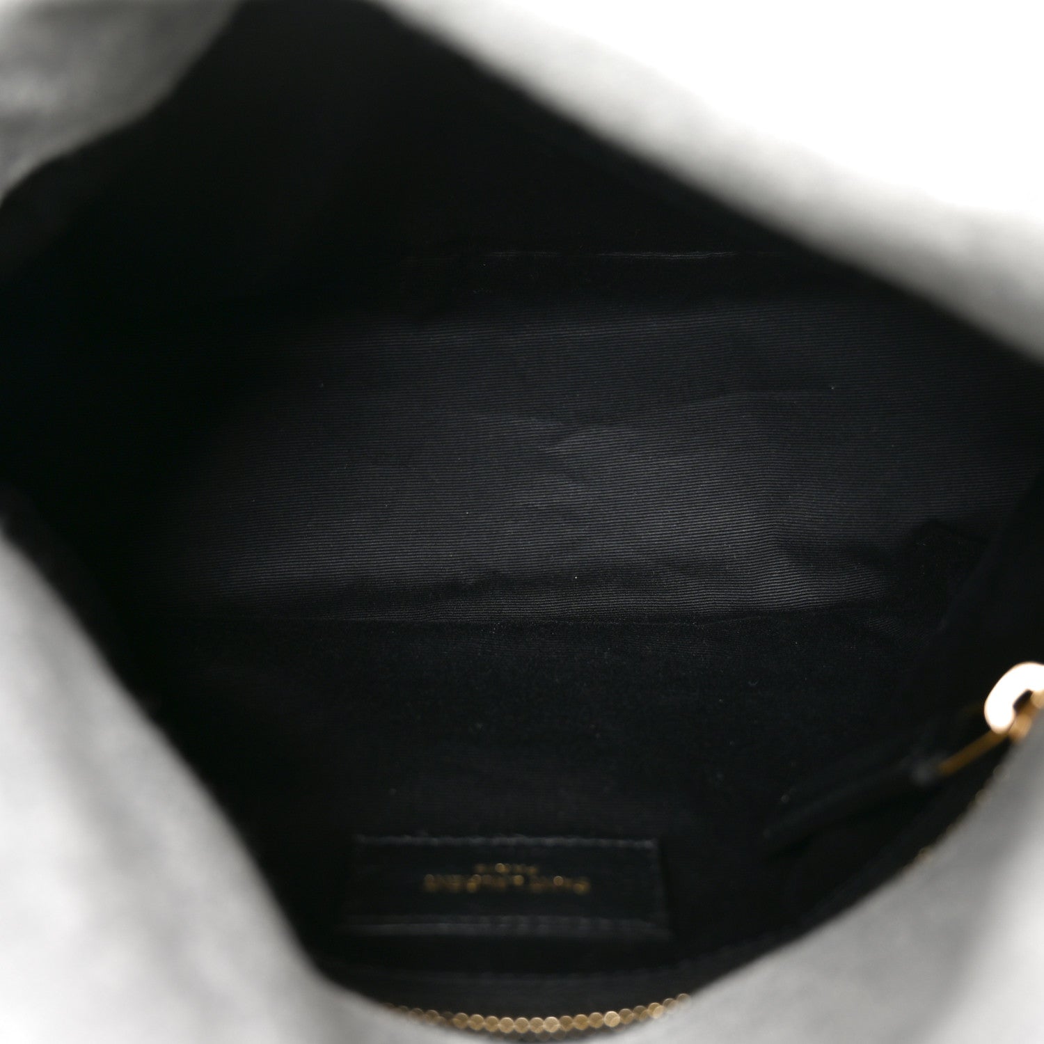 Saint Laurent Jersey Quilted Loulou Puffer Satchel Chalk Beige