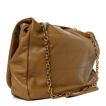 Saint Laurent Lambskin Matelasse Monogram Large Jamie 4.3 Tabac Brown Bag