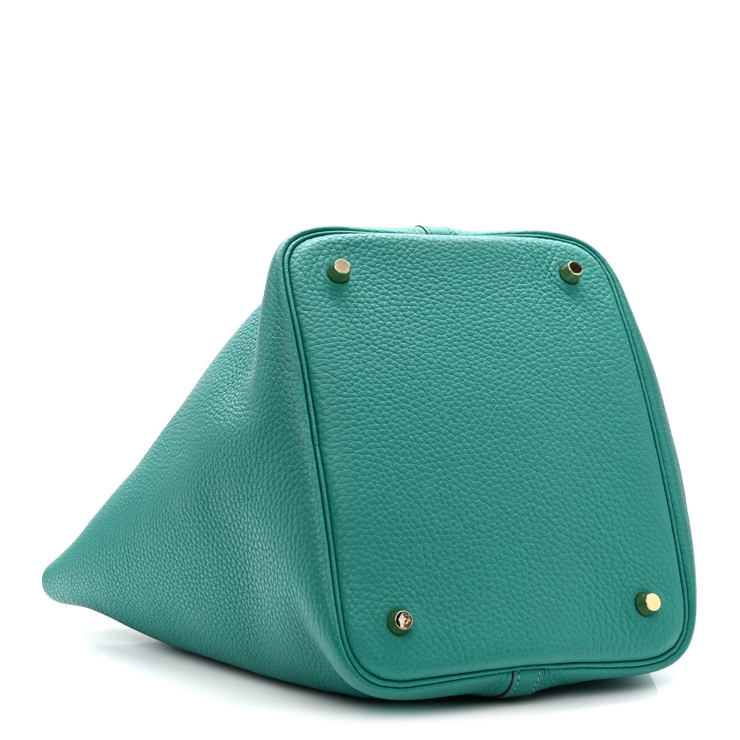 Picotin Lock 18 PM Tote in Green Clemence Leather