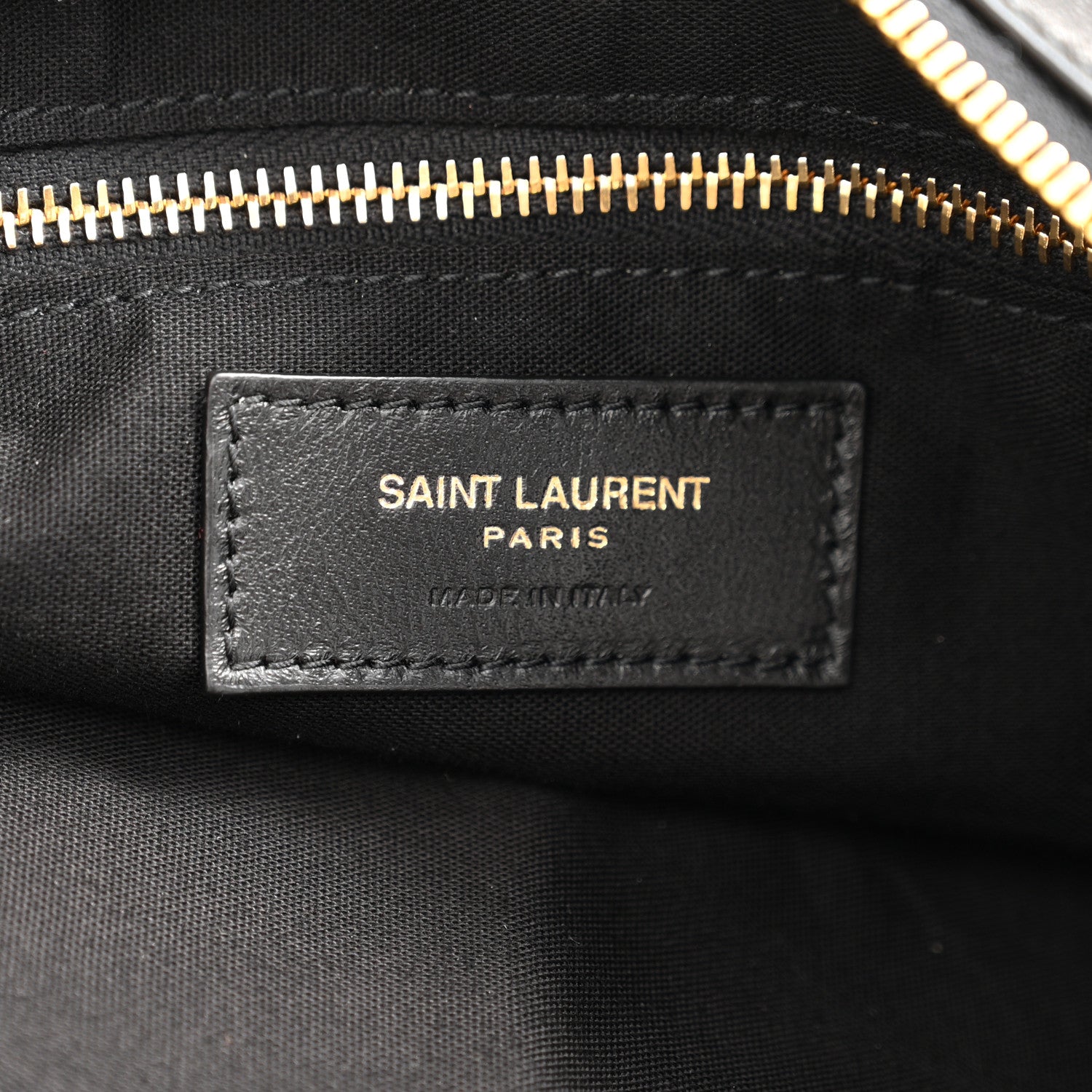 Saint Laurent Lambskin Small Amalia Hobo Black