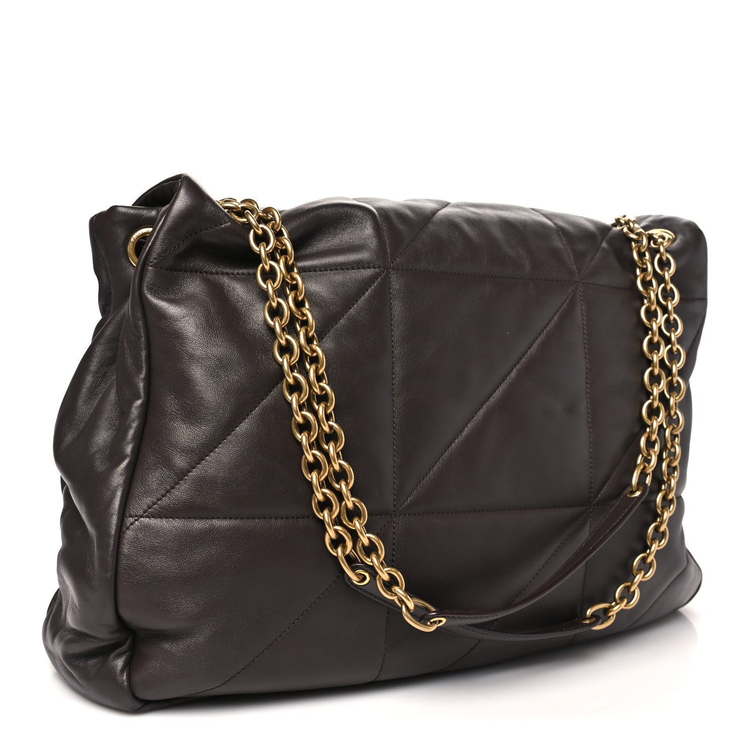 Saint Laurent Large Jamie 4.3 Quilted Shoulder Bag Dark Sweet Chocolate