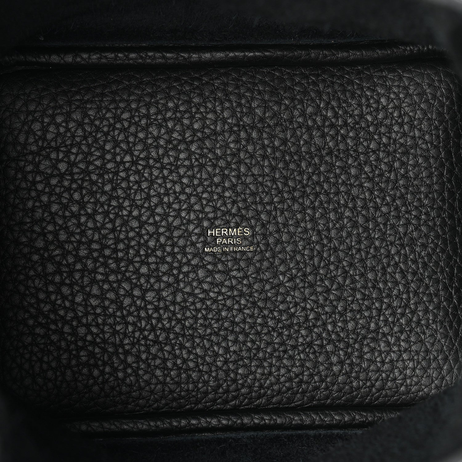 Taurillon Clemence Picotin Lock 18 PM Tote Black Calfskin Leather