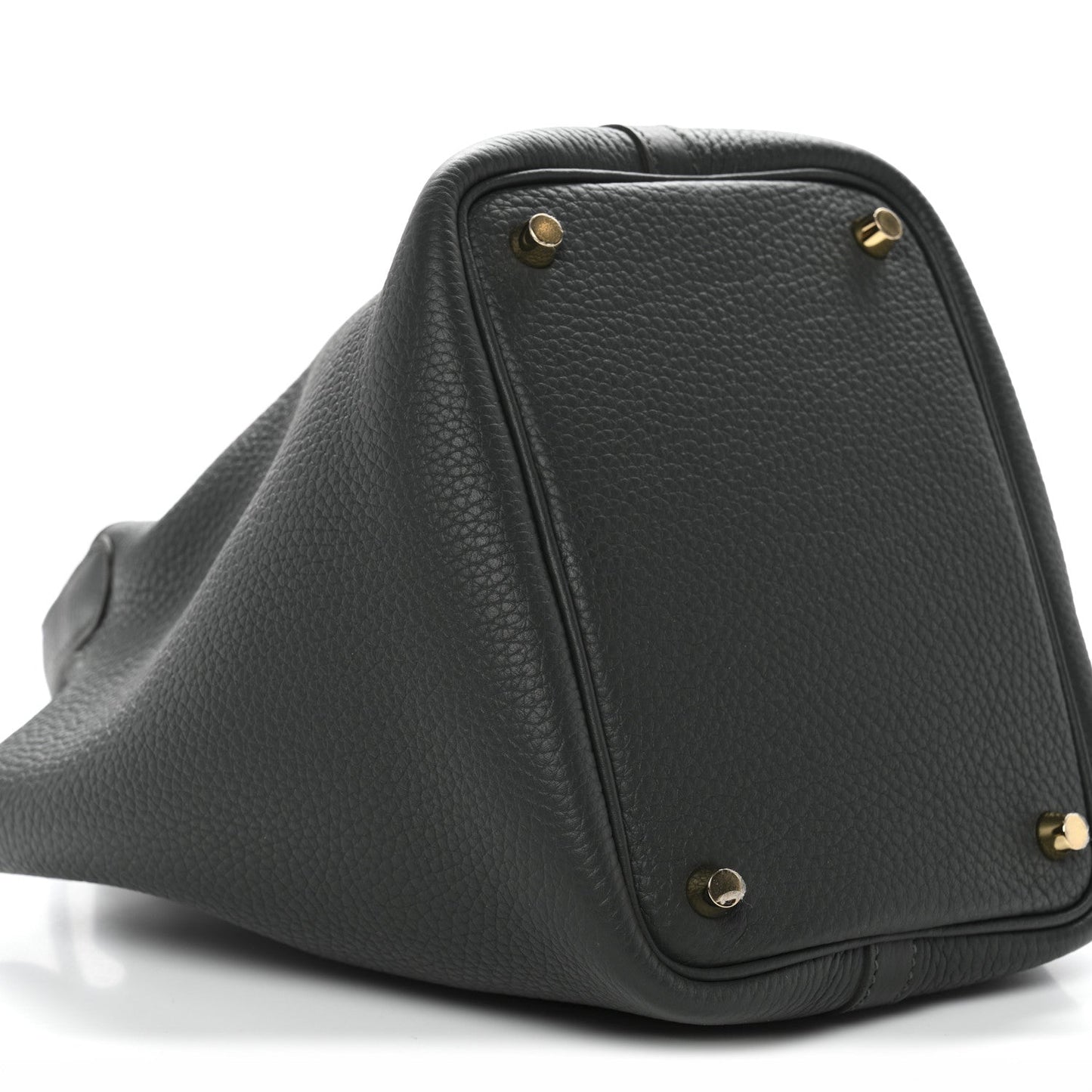 Taurillon Clemence Picotin Lock 18 PM Mini Bag Vert Mangrove