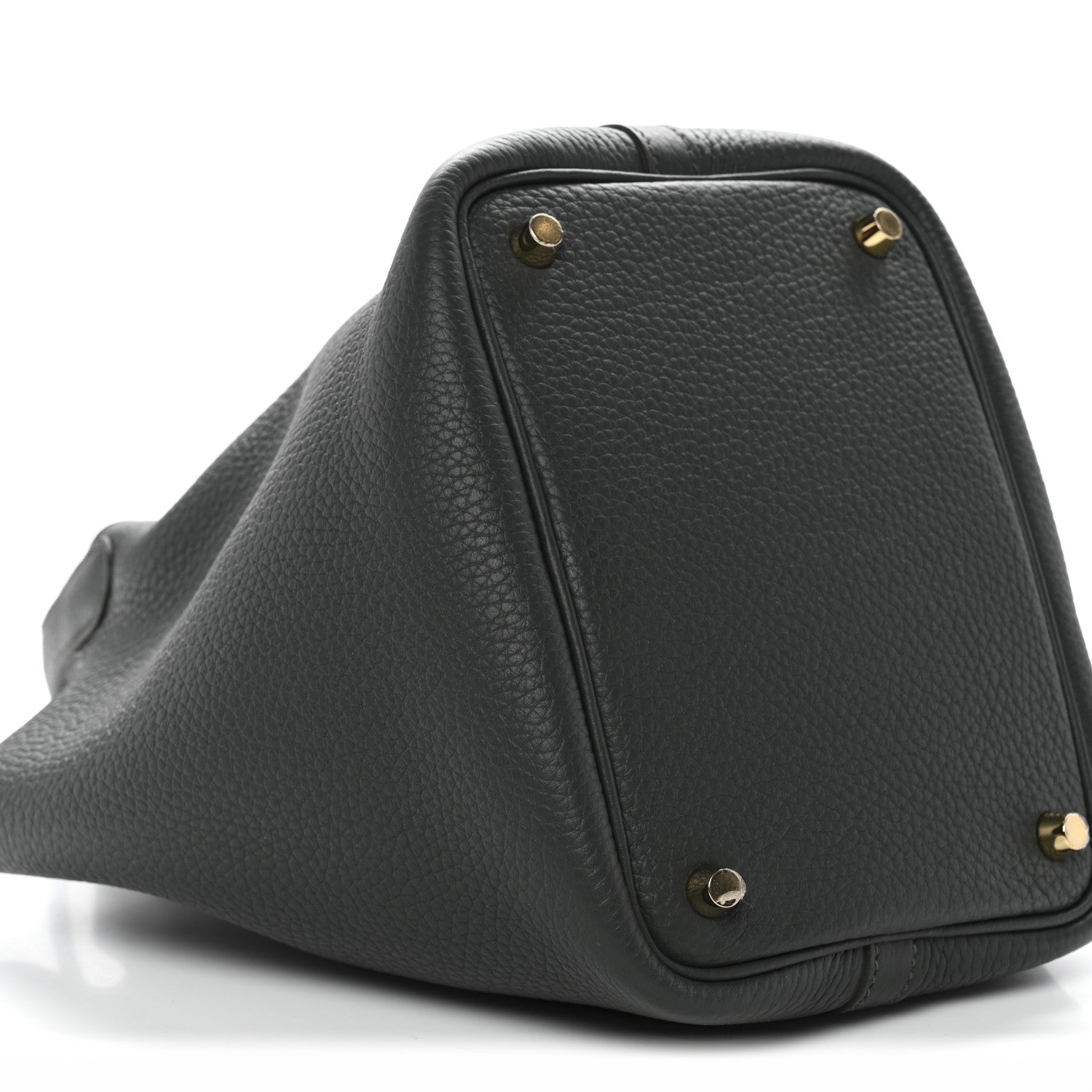 Taurillon Clemence Picotin Lock 18 PM Mini Bag Vert Mangrove