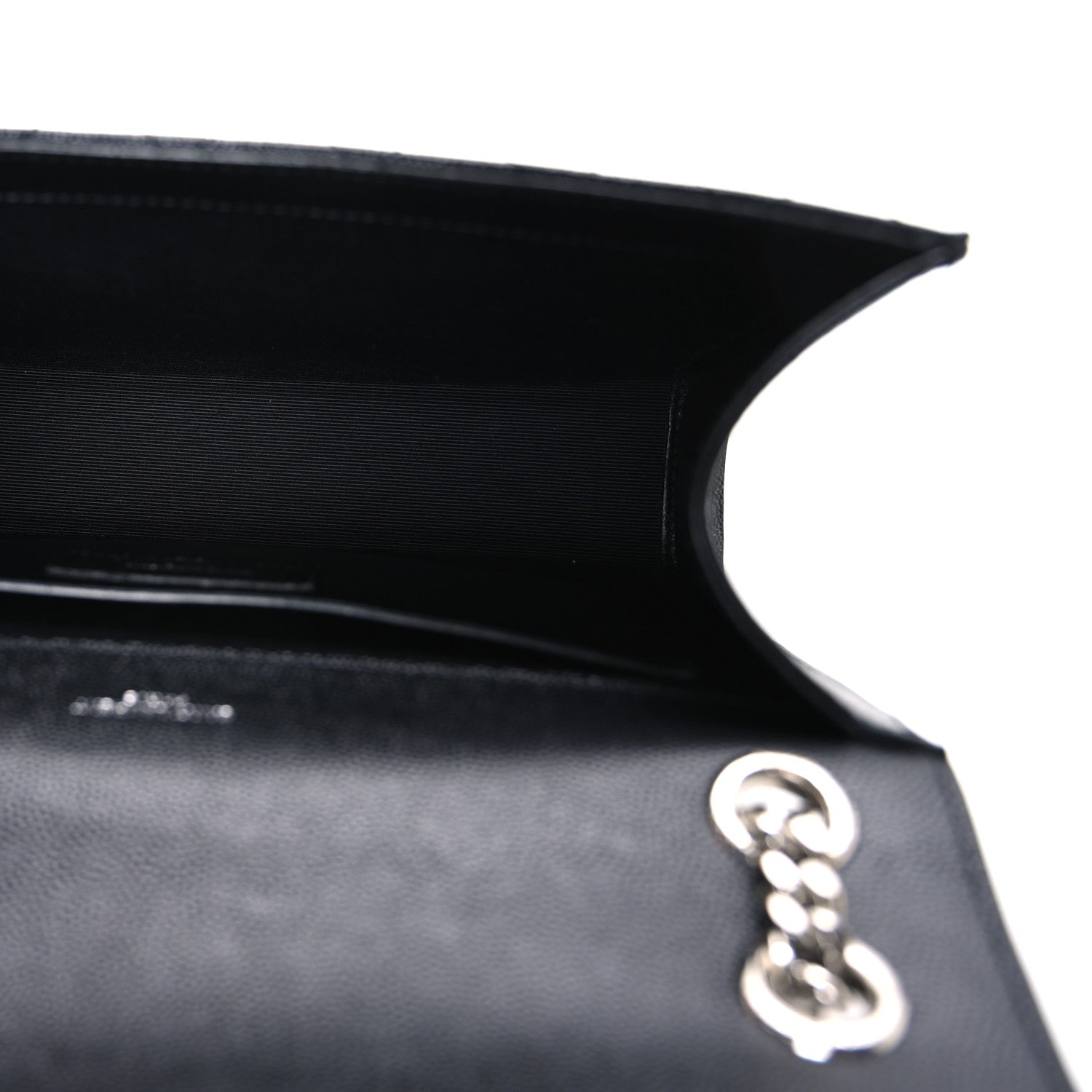 Saint Laurent Grain De Poudre Textured Mixed Matelasse Triquilt Medium Monogram Satchel