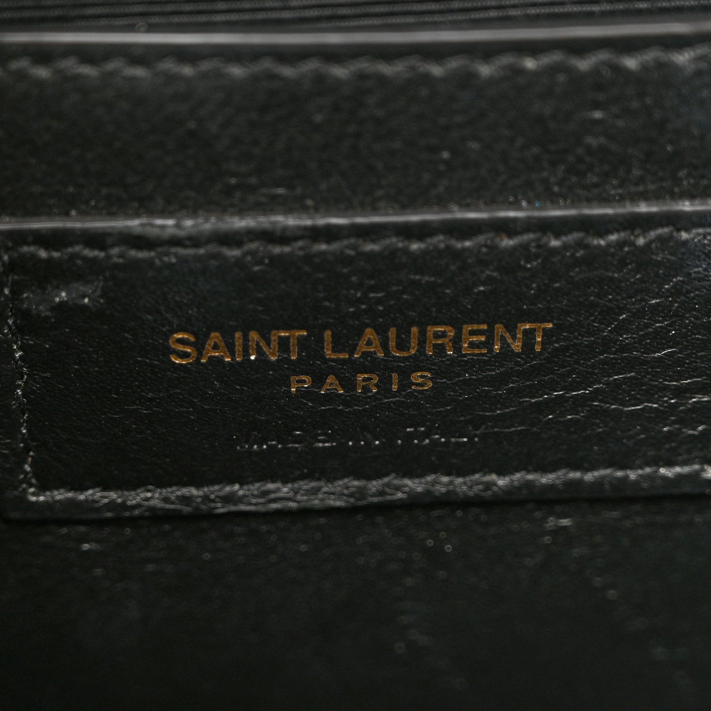 Saint Laurent Grain De Poudre Textured Mixed Matelasse Triquilt Small Monogram Satchel Greyish Brown