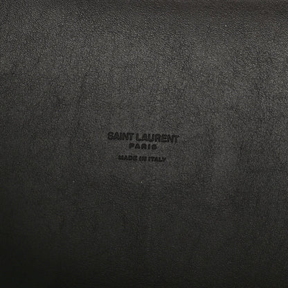 Saint Laurent Le 5 A 7 Supple Calfskin Large Soft Hobo Chocolate